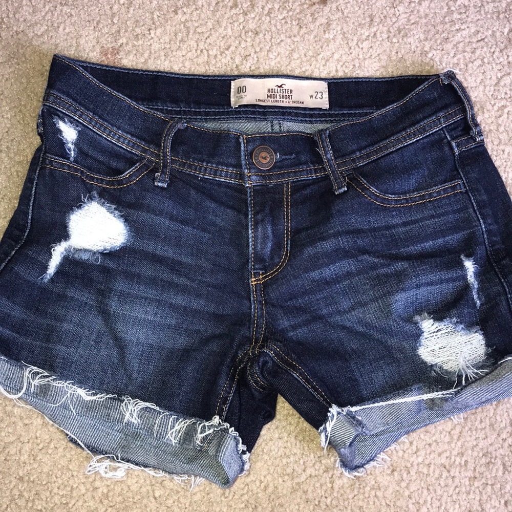 hollister jean shorts